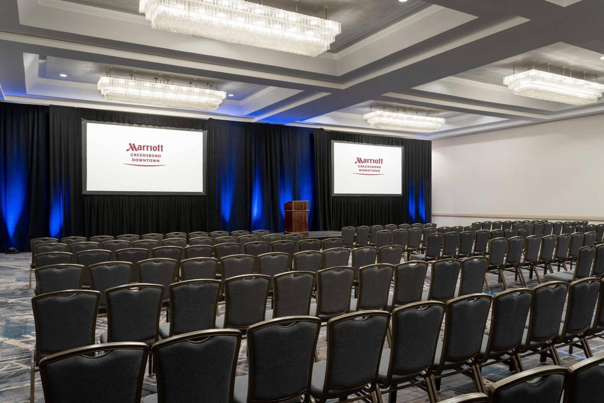 Marriott Greensboro Downtown Esterno foto